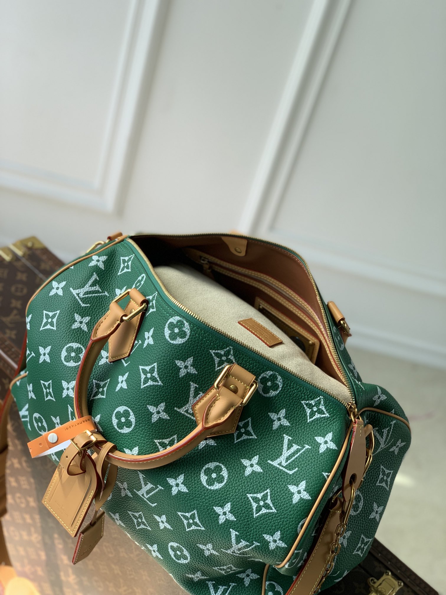 l**is V*t*n speedy p9 bandoulière 40 monogram leather -40 x 26 x 23cm