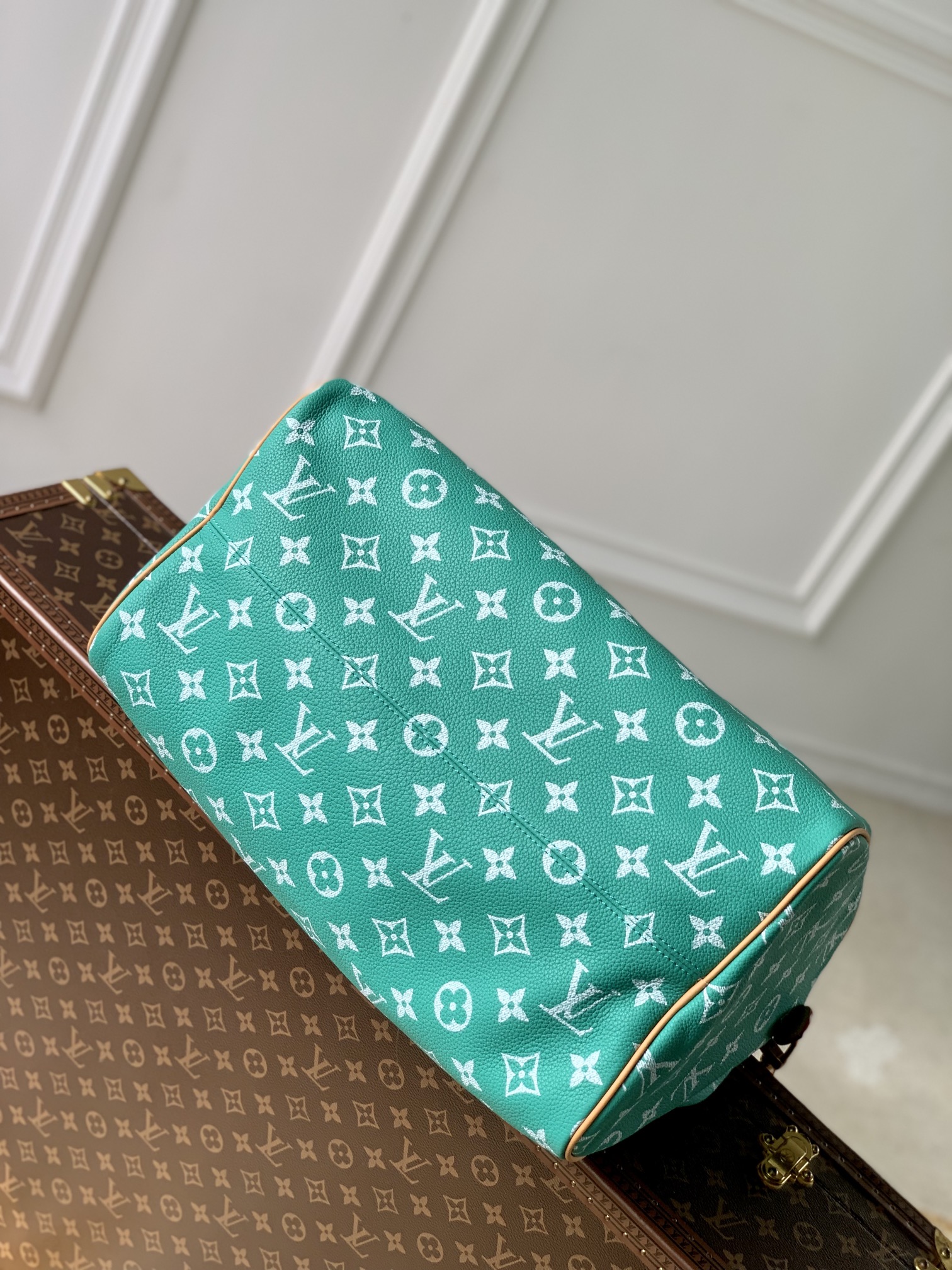 l**is V*t*n speedy p9 bandoulière 40 monogram leather -40 x 26 x 23cm