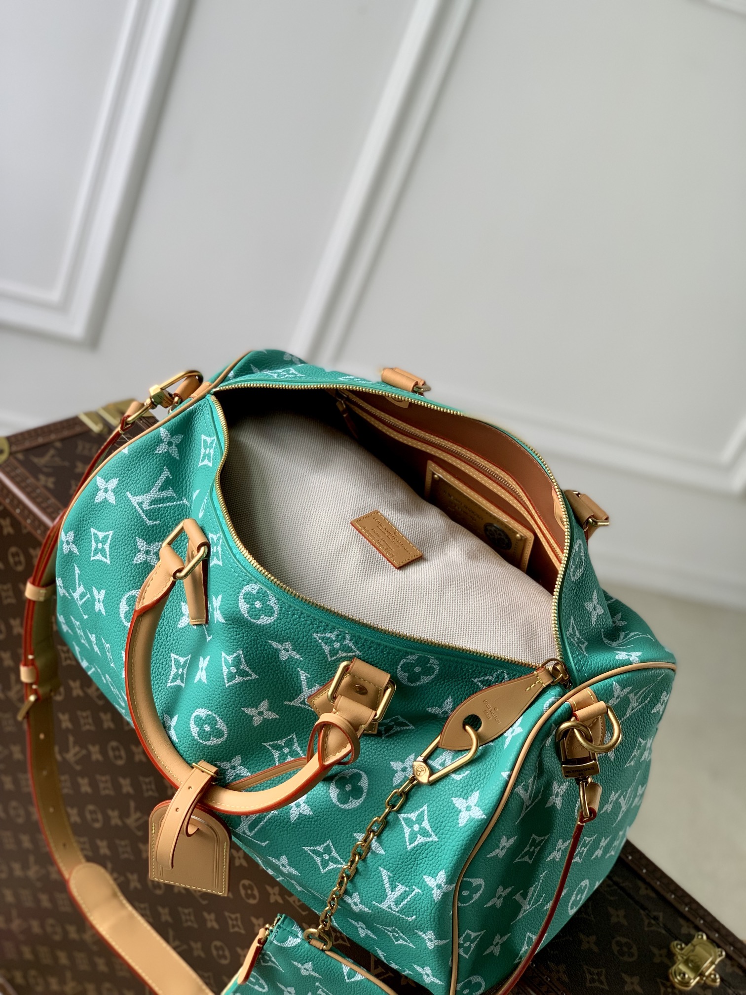 l**is V*t*n speedy p9 bandoulière 40 monogram leather -40 x 26 x 23cm