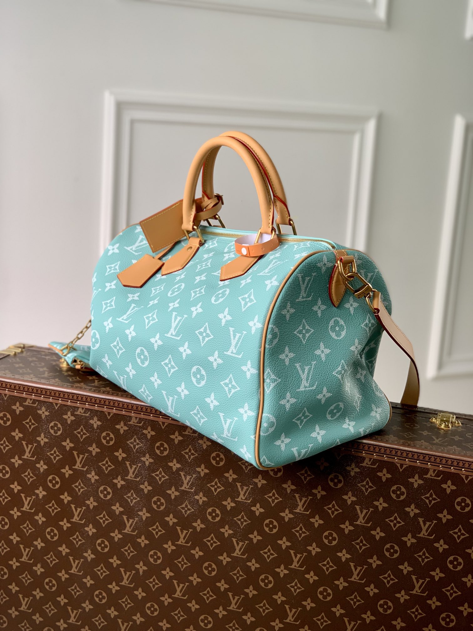 l**is V*t*n speedy p9 bandoulière 40 monogram leather -40 x 26 x 23cm