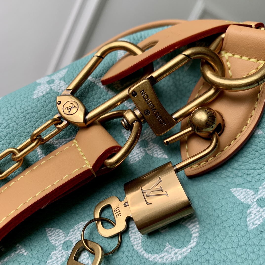 l**is V*t*n speedy p9 bandoulière 40 monogram leather -40 x 26 x 23cm