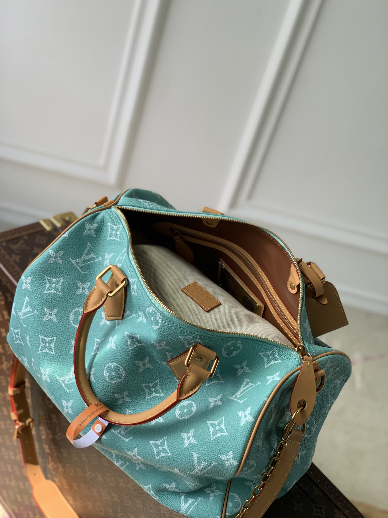 l**is V*t*n speedy p9 bandoulière 40 monogram leather -40 x 26 x 23cm