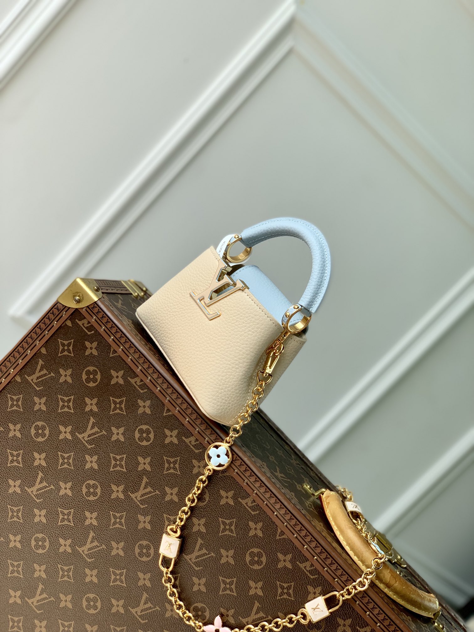 l**is V*t*n capucines nano bag-16.3 x 11 x 6.5cm