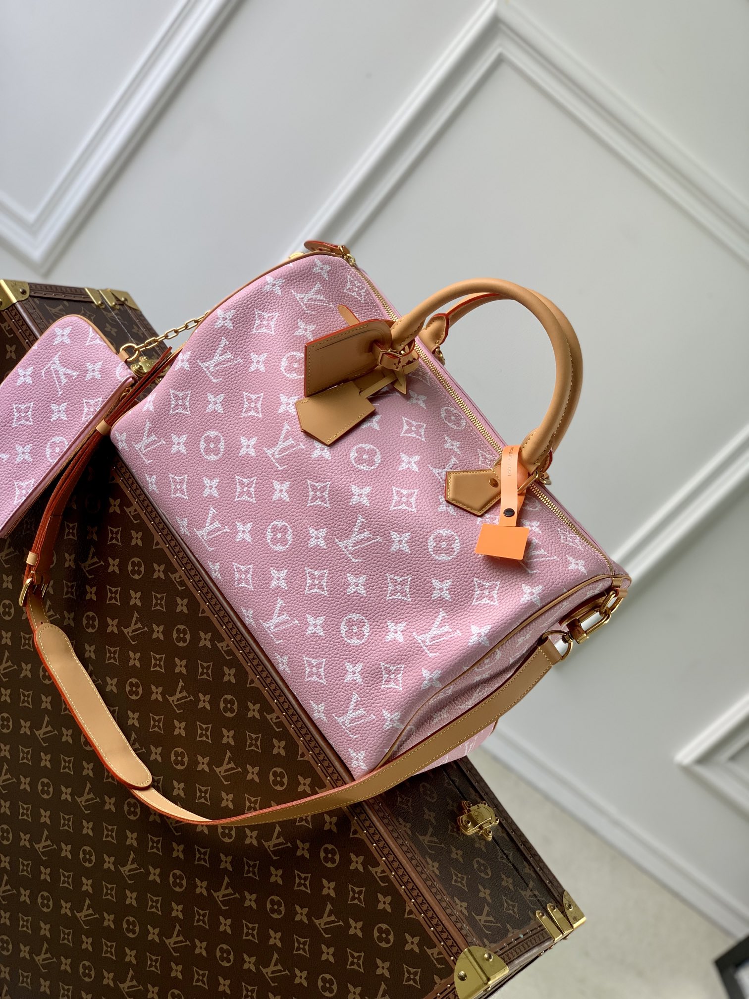 l**is V*t*n speedy p9 bandoulière 40 monogram leather -40 x 26 x 23cm