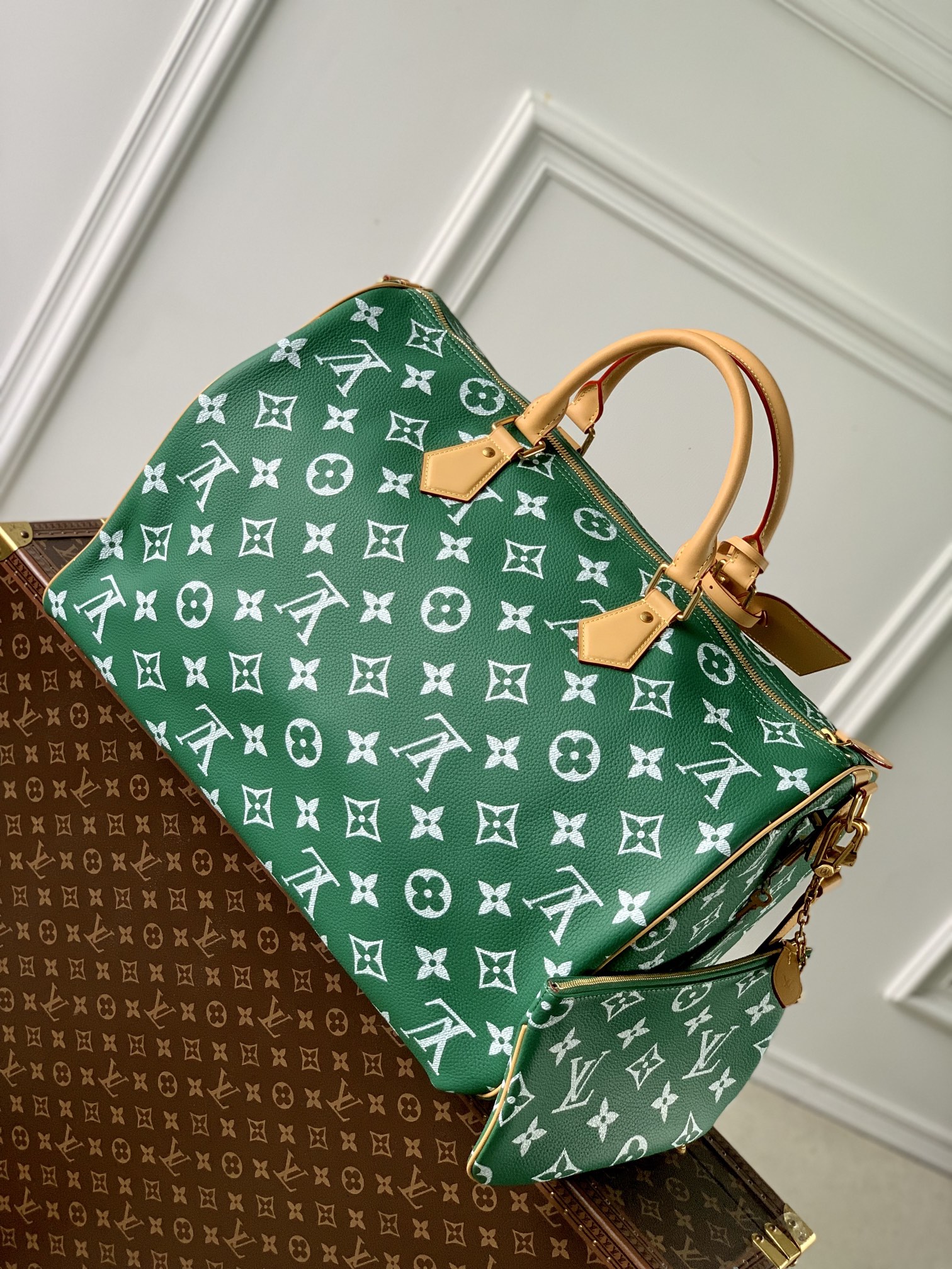 l**is V*t*n speedy p9 bandoulière 50 monogram leather -50x32x29cm