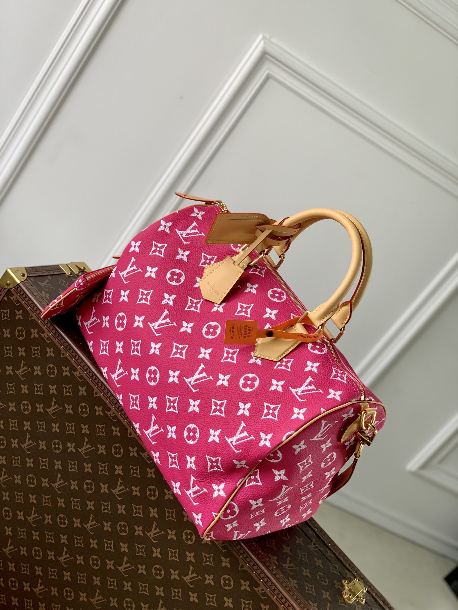 l**is V*t*n speedy p9 bandoulière 40 monogram leather -40 x 26 x 23cm