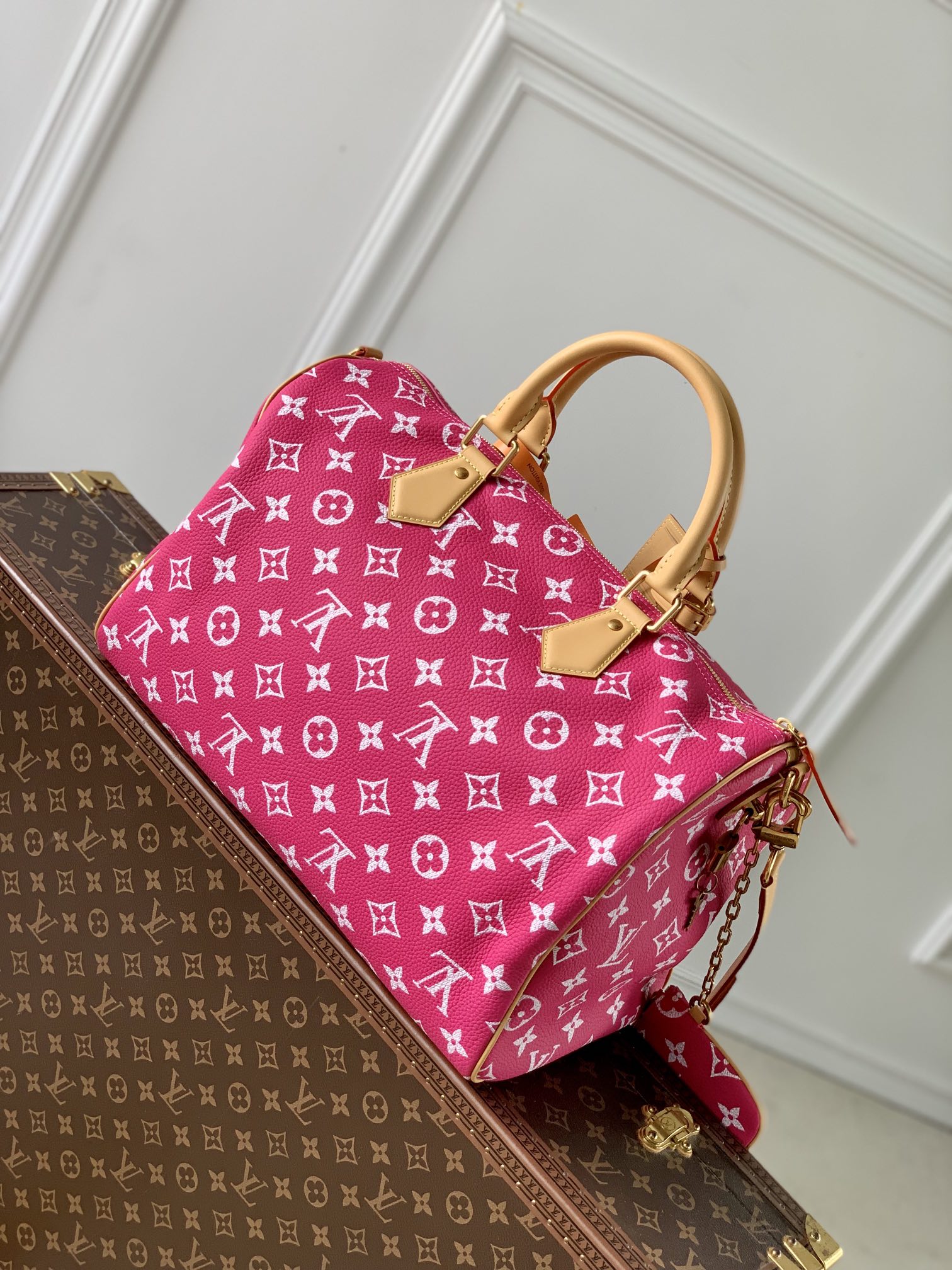 l**is V*t*n speedy p9 bandoulière 40 monogram leather -40 x 26 x 23cm