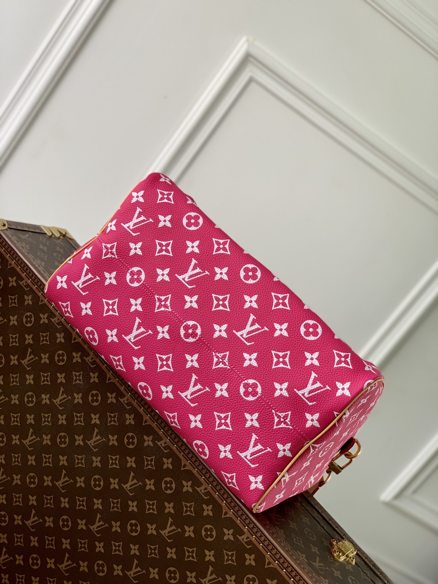 l**is V*t*n speedy p9 bandoulière 40 monogram leather -40 x 26 x 23cm