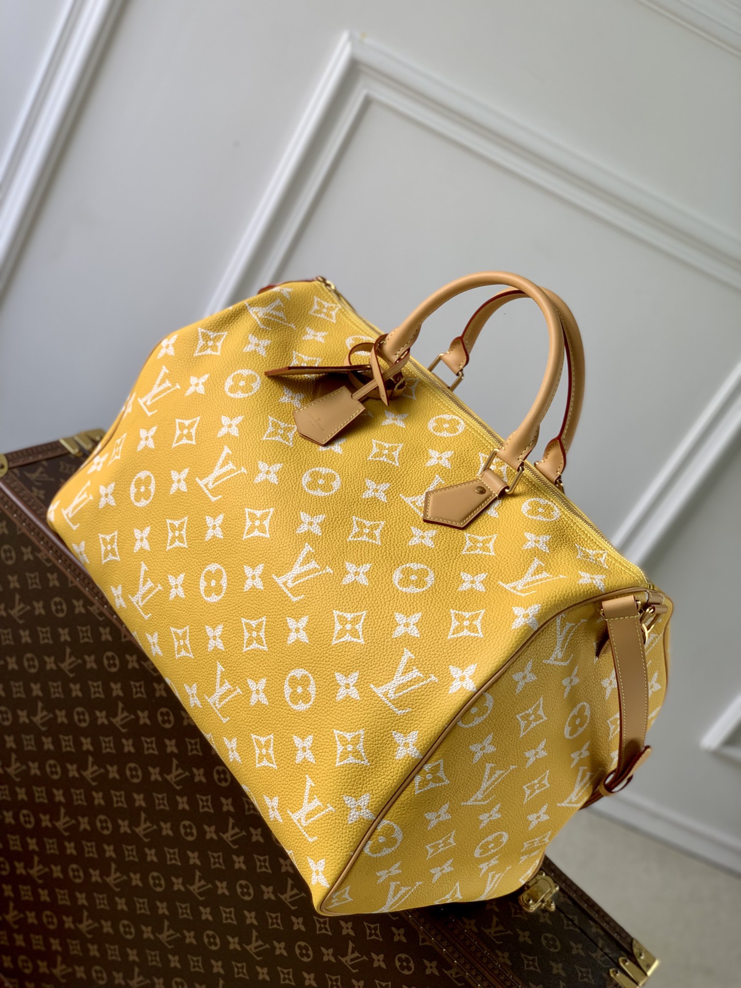 l**is V*t*n speedy p9 bandoulière 50 monogram leather -50x32x29cm