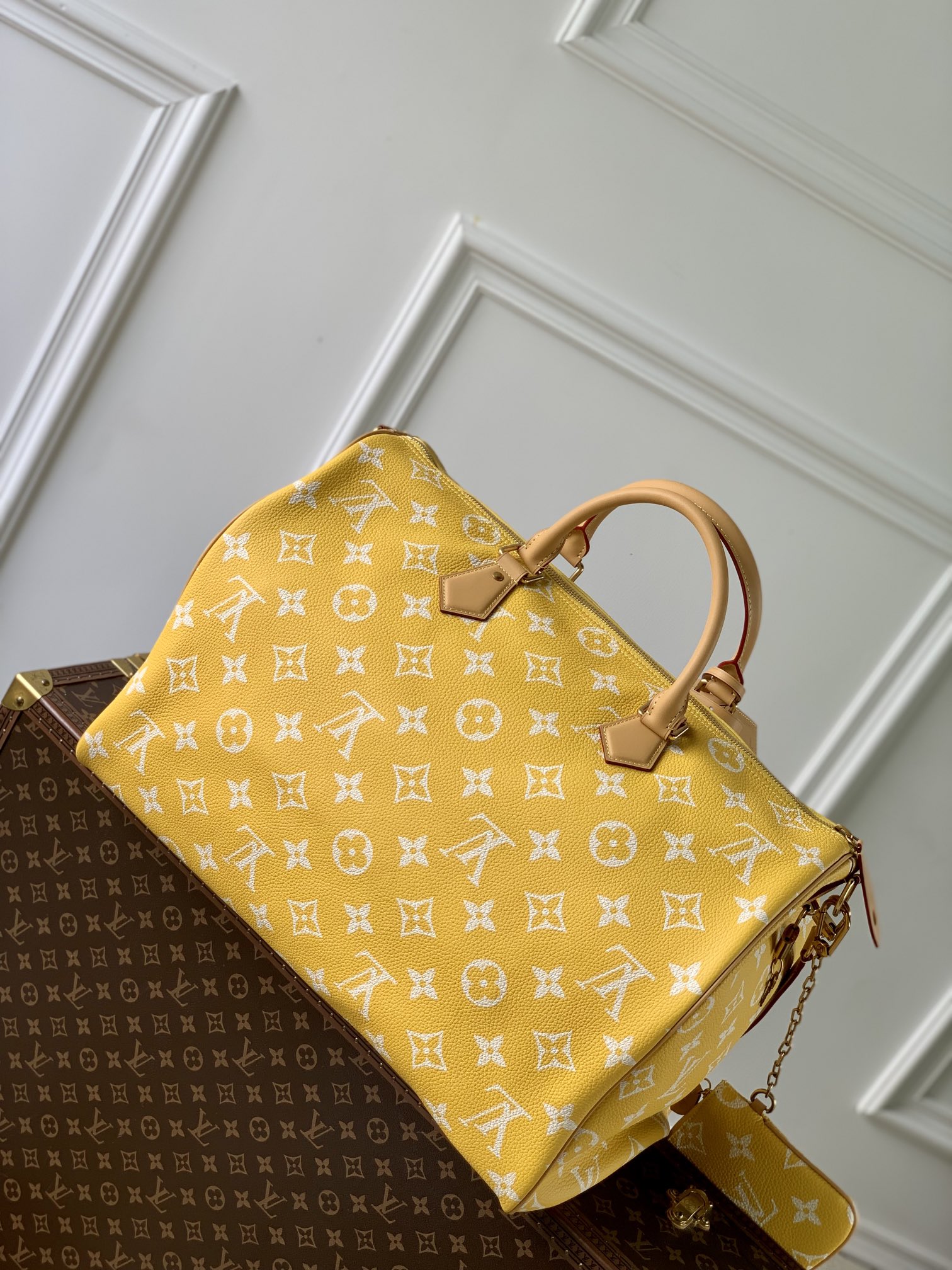 l**is V*t*n speedy p9 bandoulière 50 monogram leather -50x32x29cm