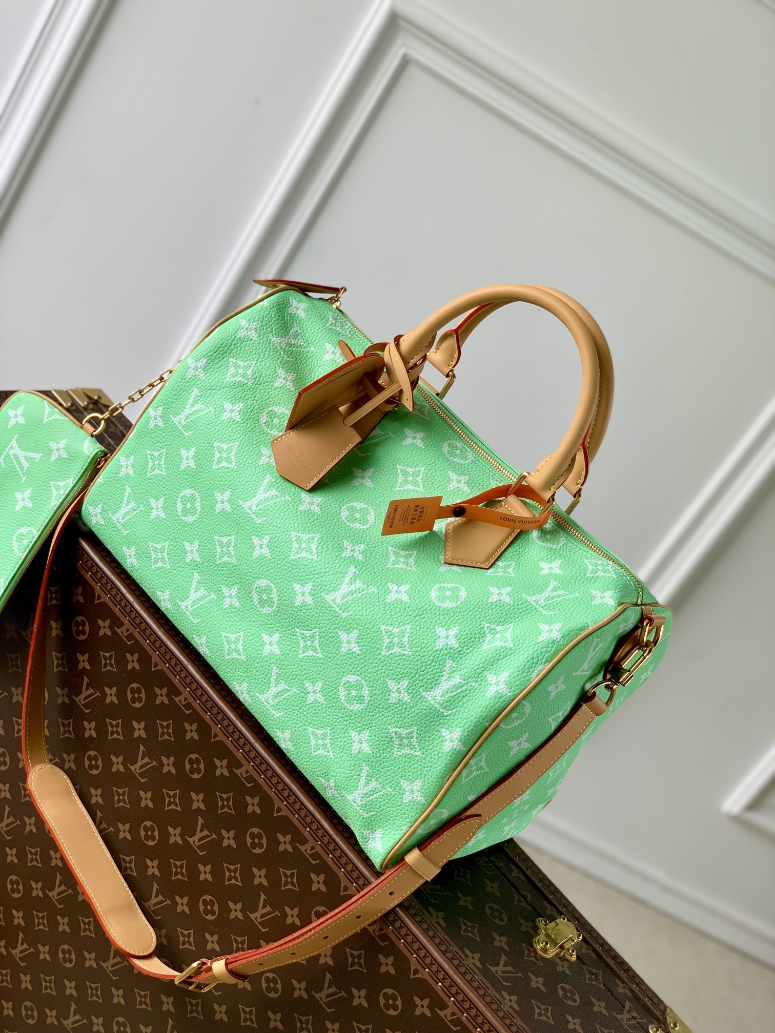 l**is V*t*n speedy p9 bandoulière 40 monogram leather -40 x 26 x 23cm