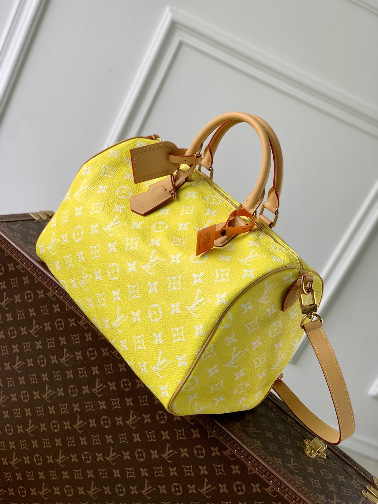 l**is V*t*n speedy p9 bandoulière 40 monogram leather -40 x 26 x 23cm