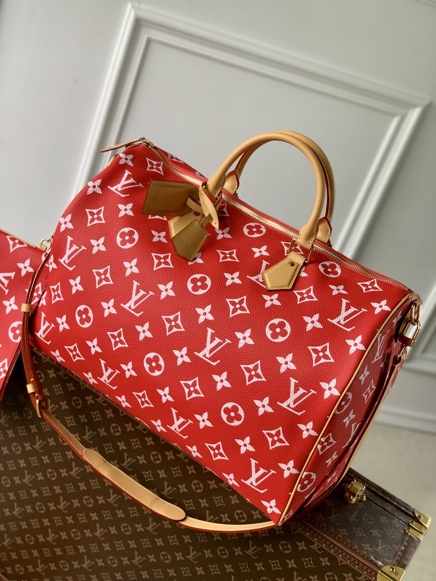 l**is V*t*n speedy p9 bandoulière 50 monogram leather -50x32x29cm