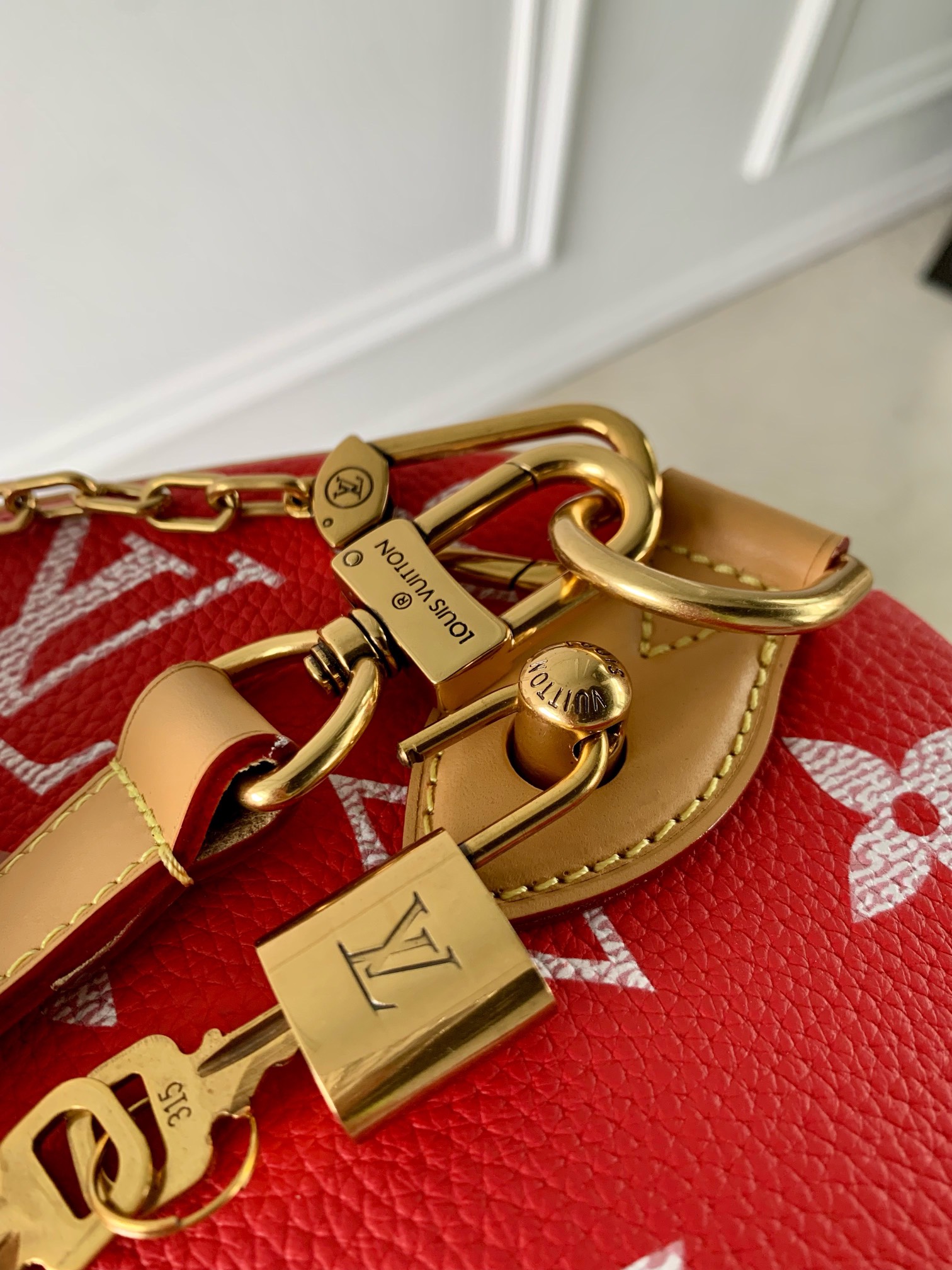 l**is V*t*n speedy p9 bandoulière 50 monogram leather -50x32x29cm