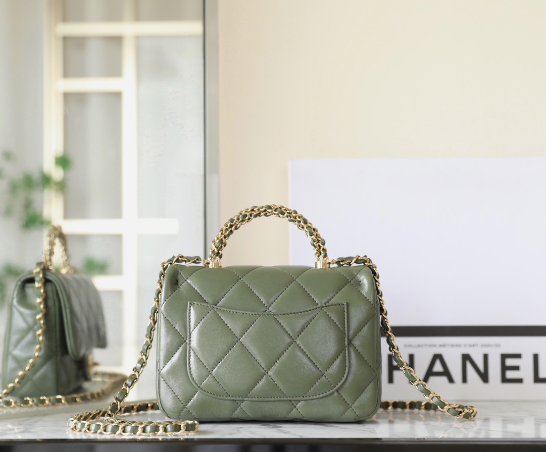 Ch@Nel Flap Bag-14×19×8.5CM