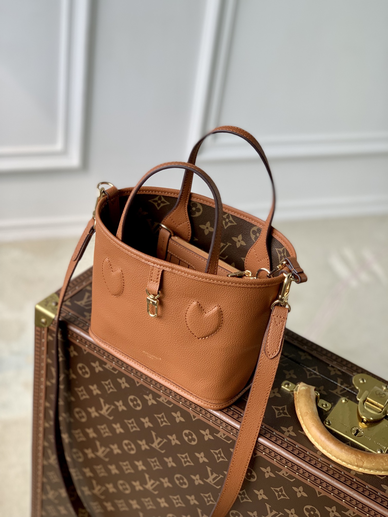 l**is V*t*n neverfull bandoulière inside out bb-m12099-24 x 14 x 9cm