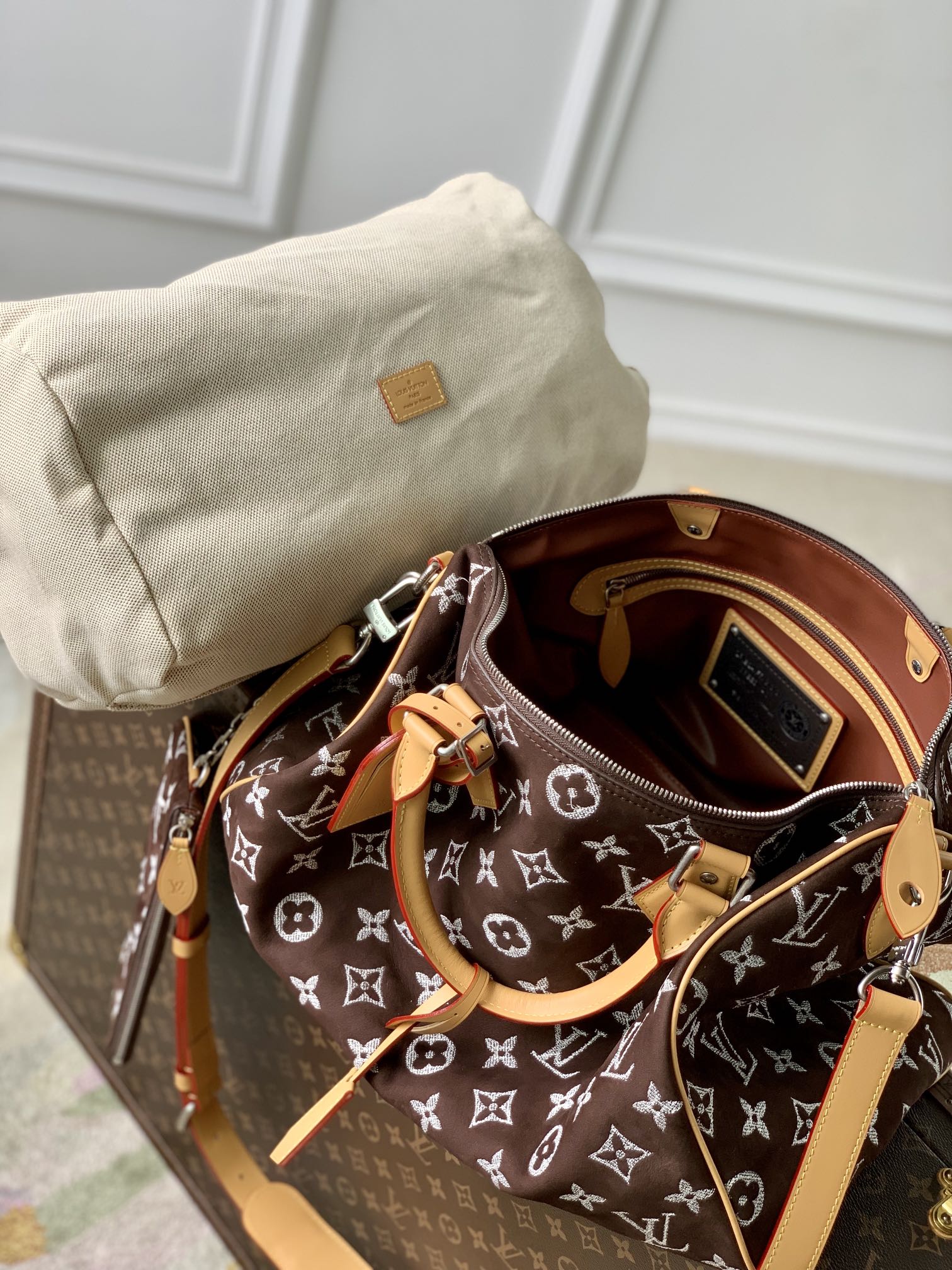 l**is V*t*n speedy p9 bandoulière 40 monogram leather -40 x 26 x 23cm