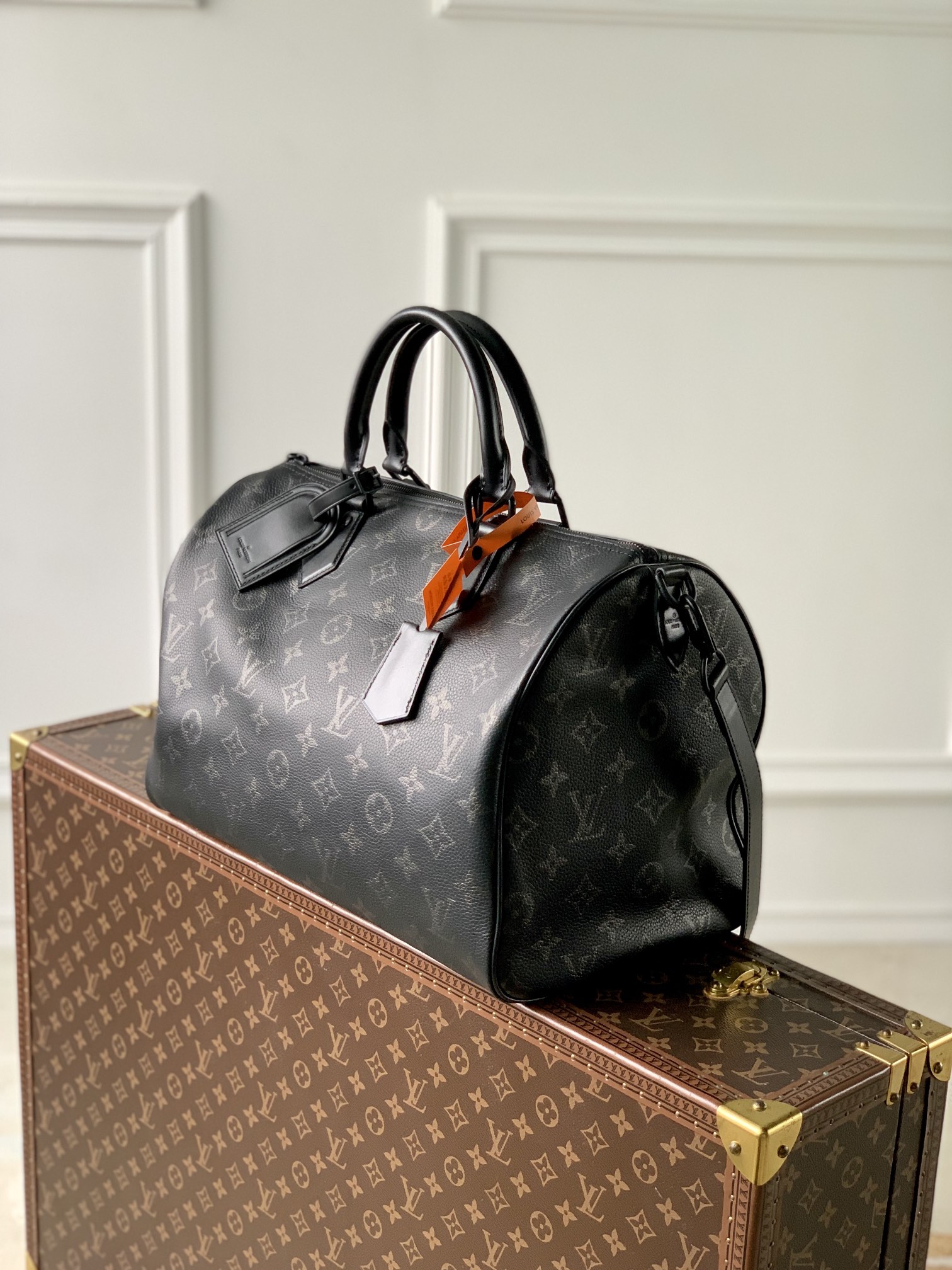 l**is V*t*n speedy p9 bandoulière 40 monogram leather -40 x 26 x 23cm