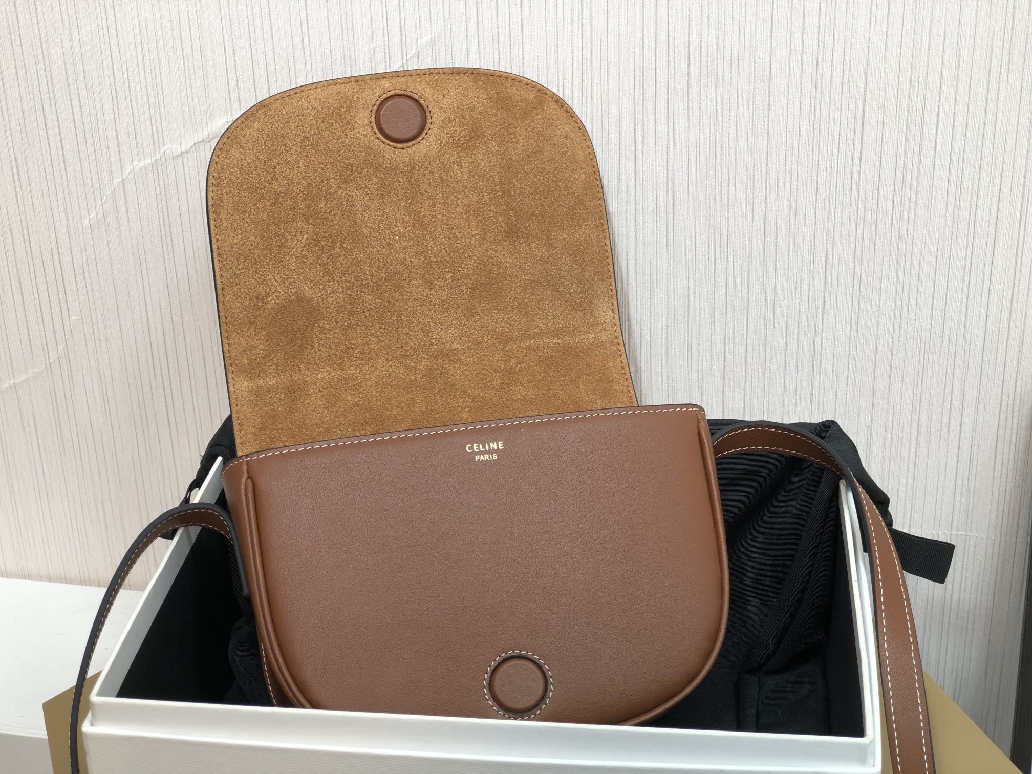 Ce**e cuir triomphe bag-18.5*15*7cm