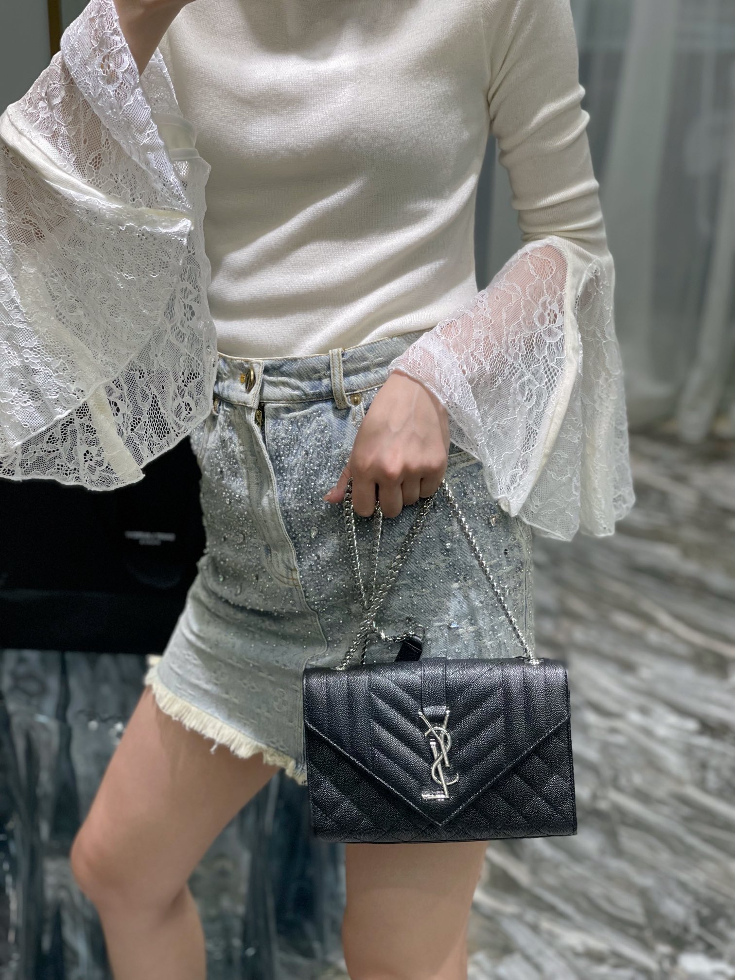 YSL Envelope Bag