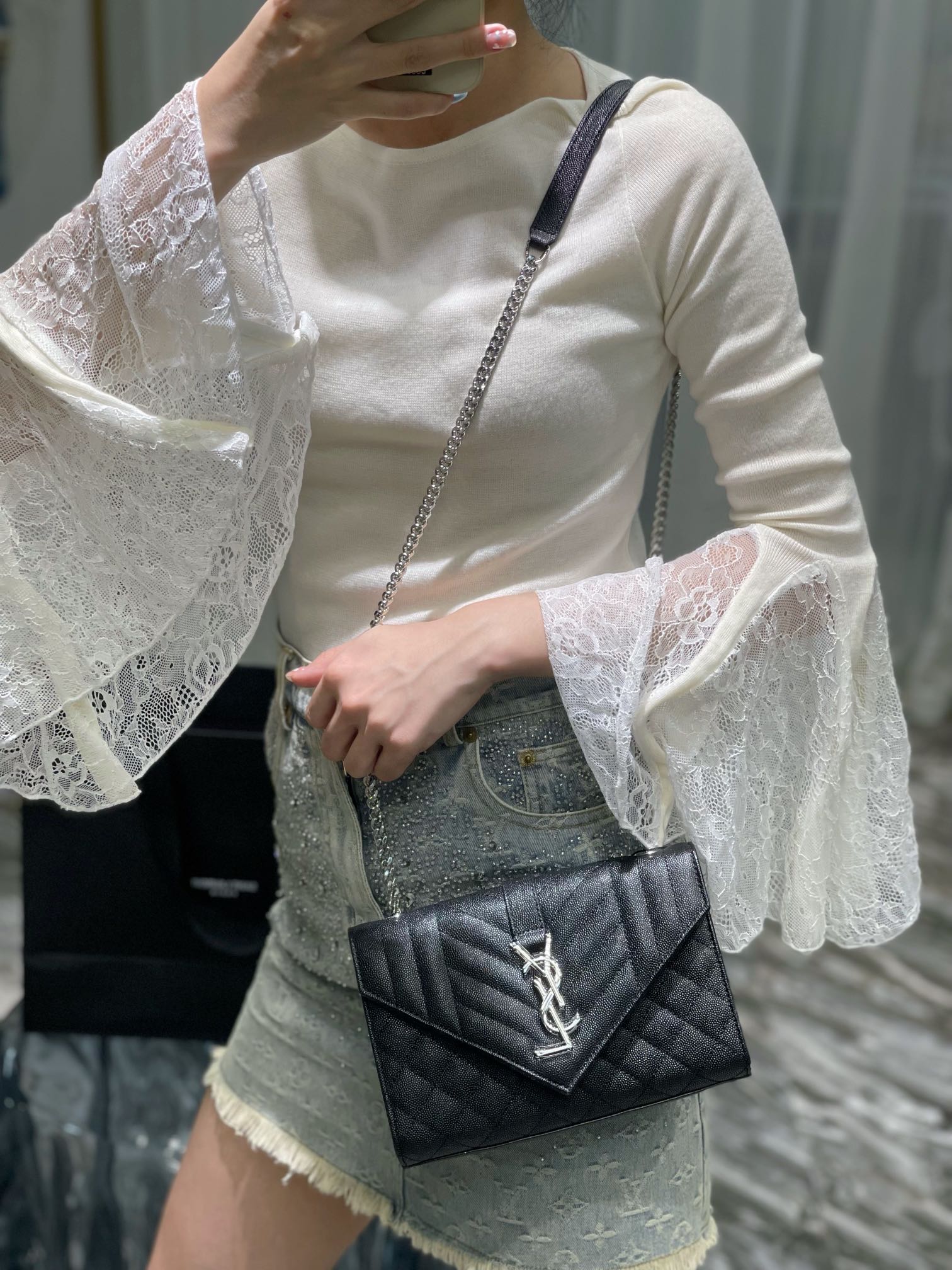 YSL Envelope Bag