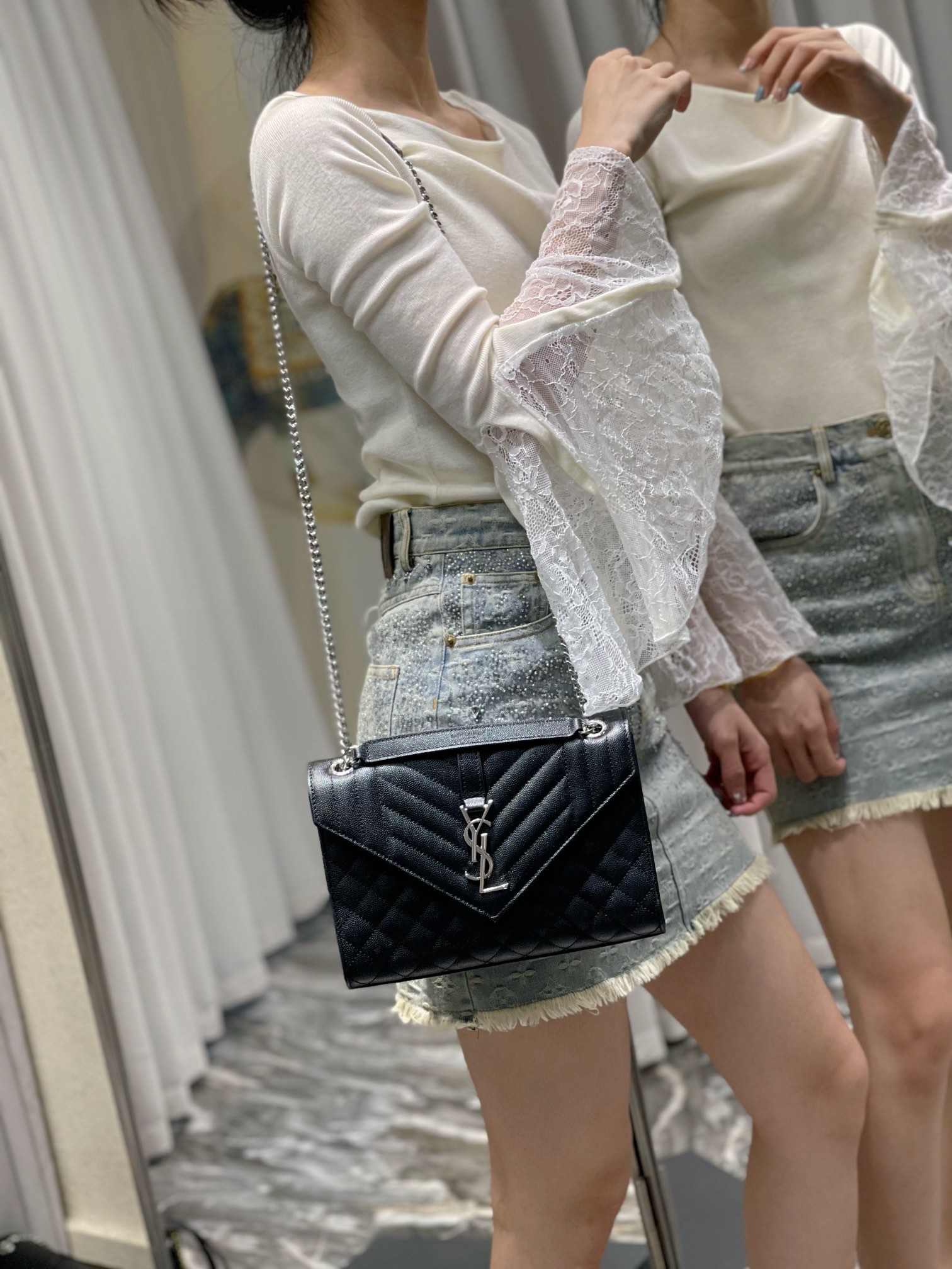 YSL Envelope Bag