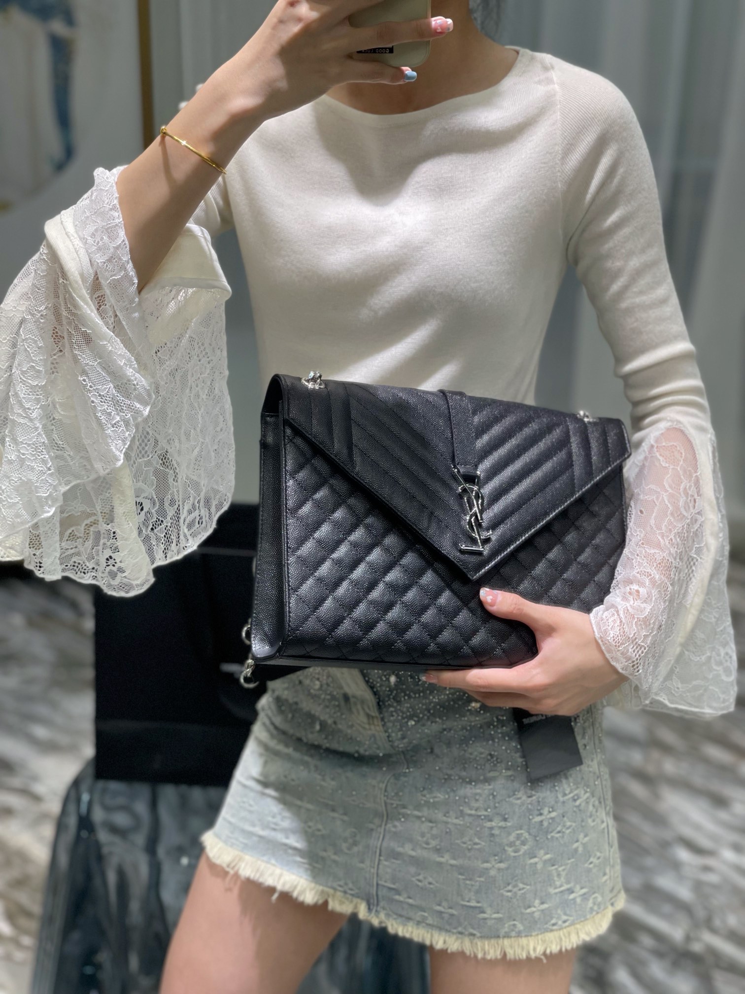 YSL Envelope Bag