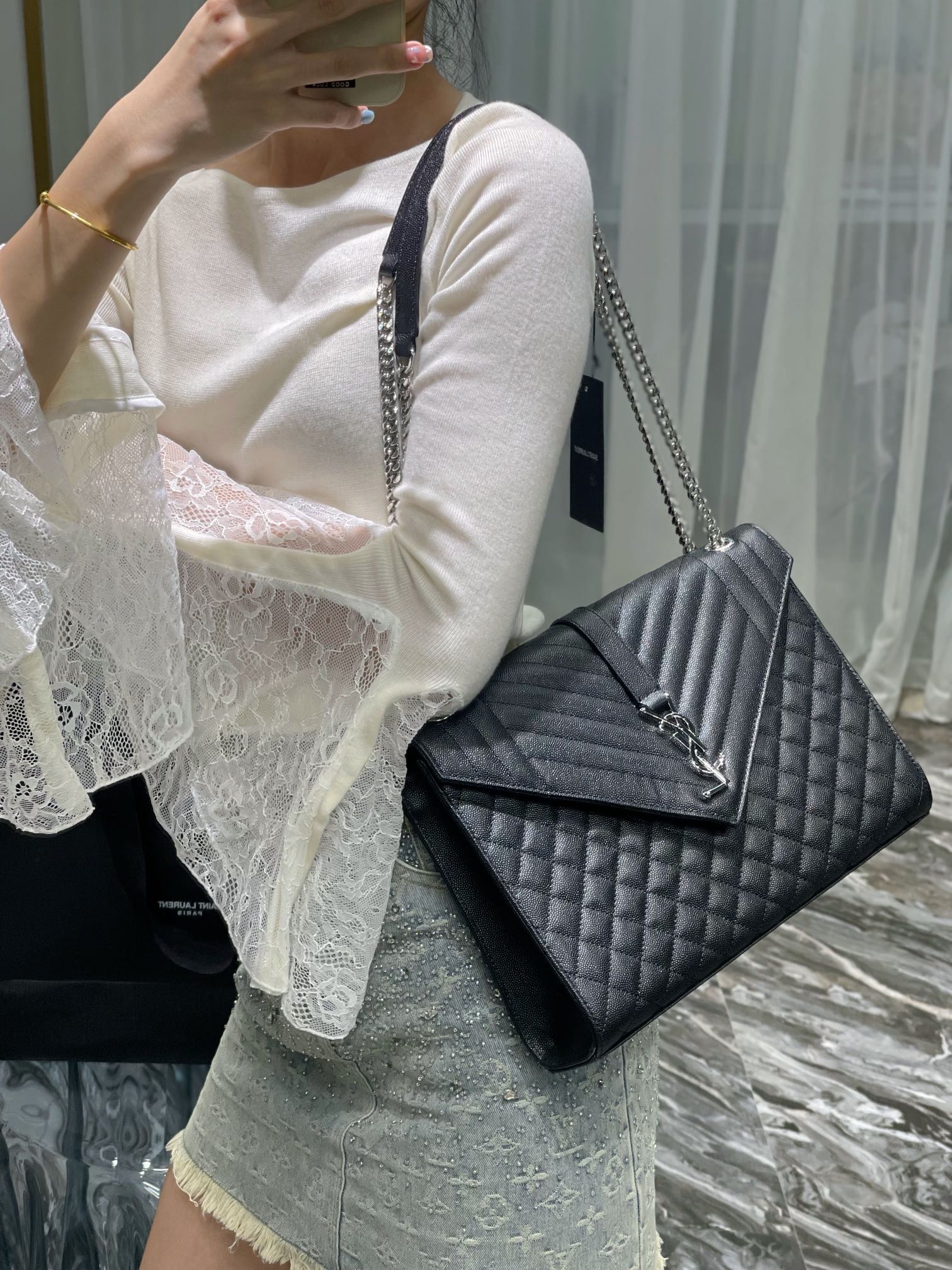 YSL Envelope Bag