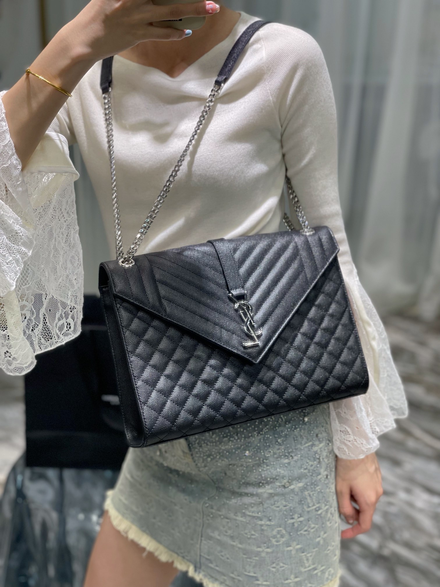 YSL Envelope Bag