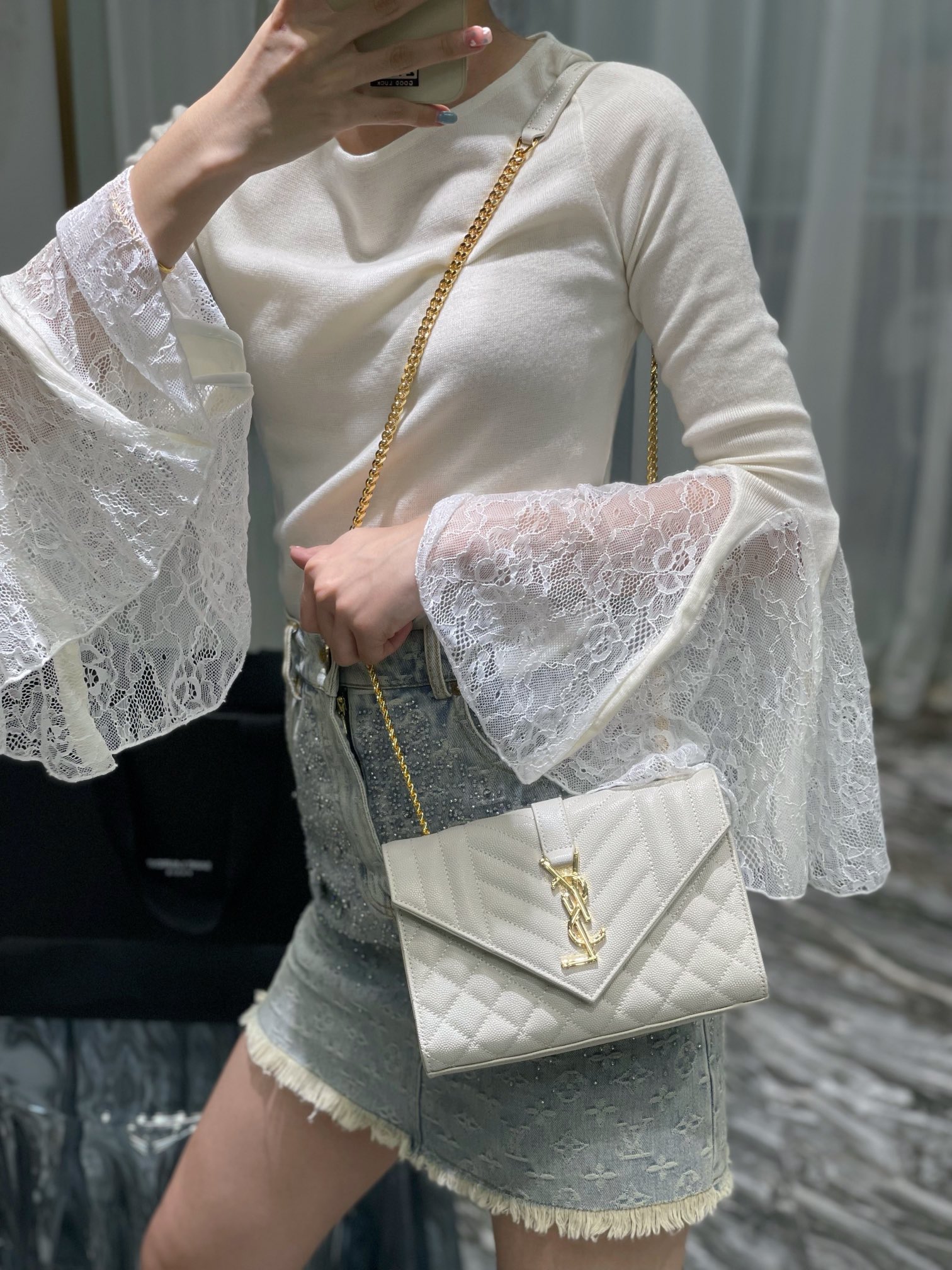 YSL Envelope Bag
