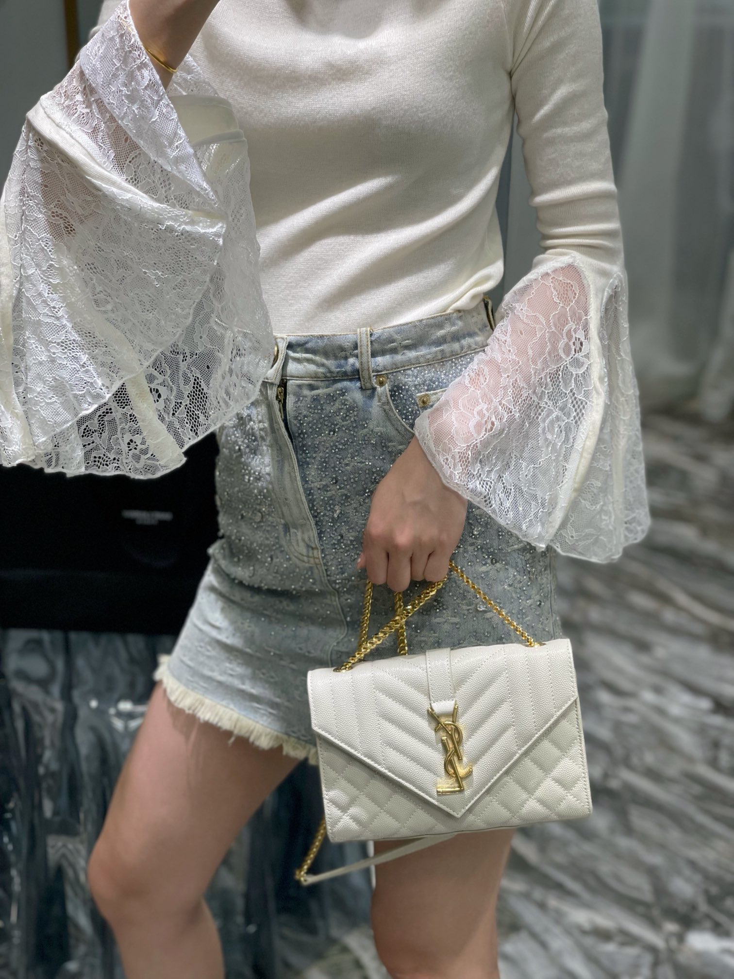 YSL Envelope Bag