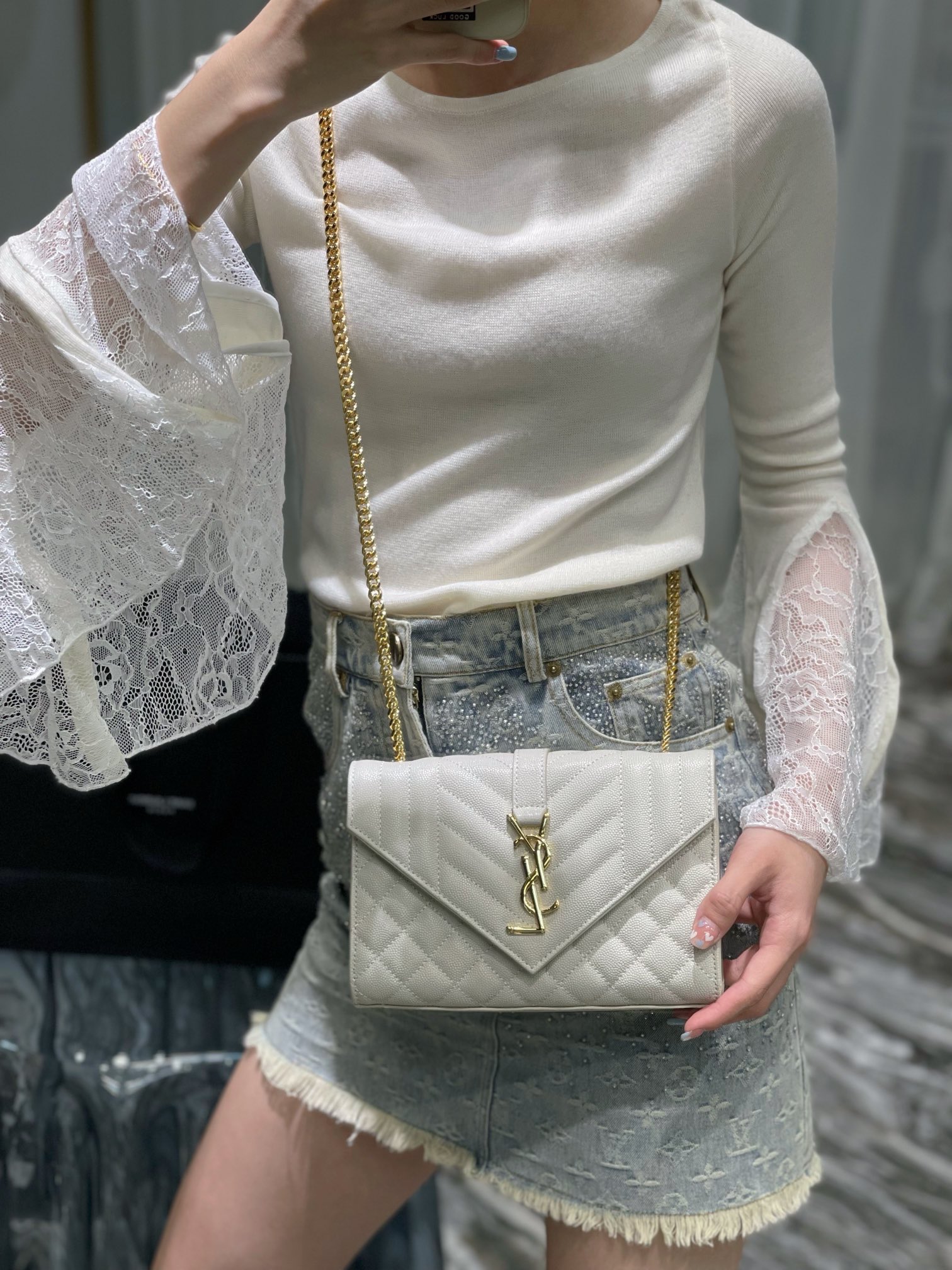 YSL Envelope Bag