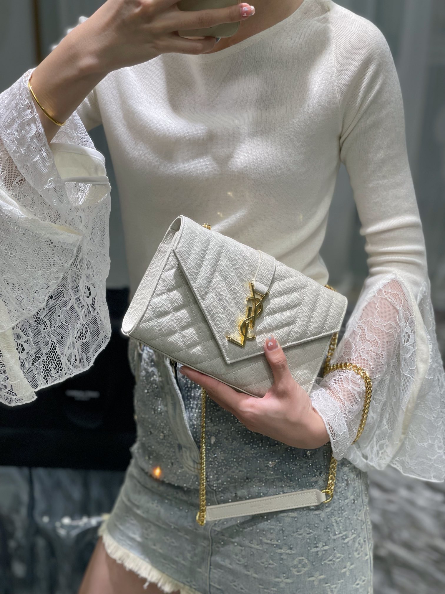 YSL Envelope Bag
