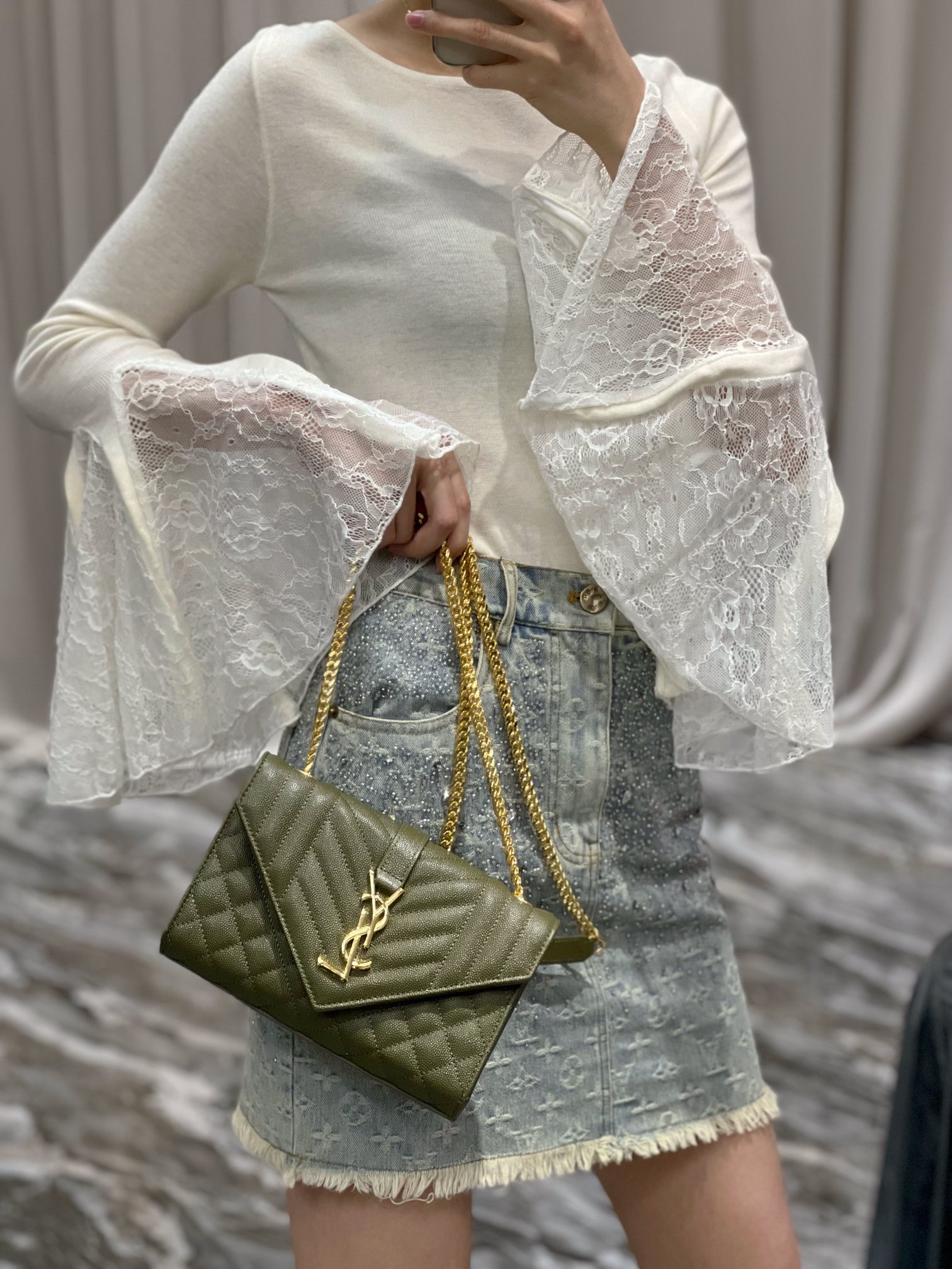 YSL Envelope Bag