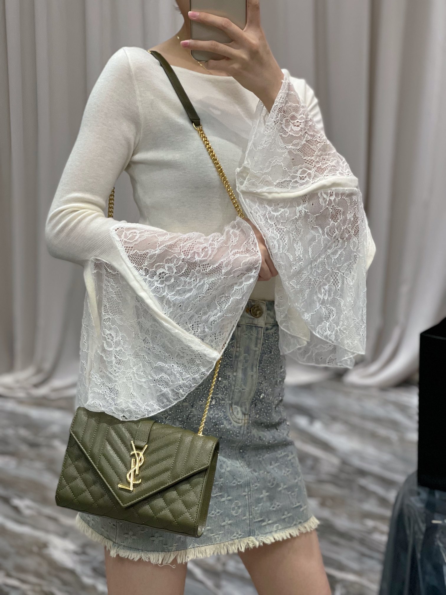 YSL Envelope Bag