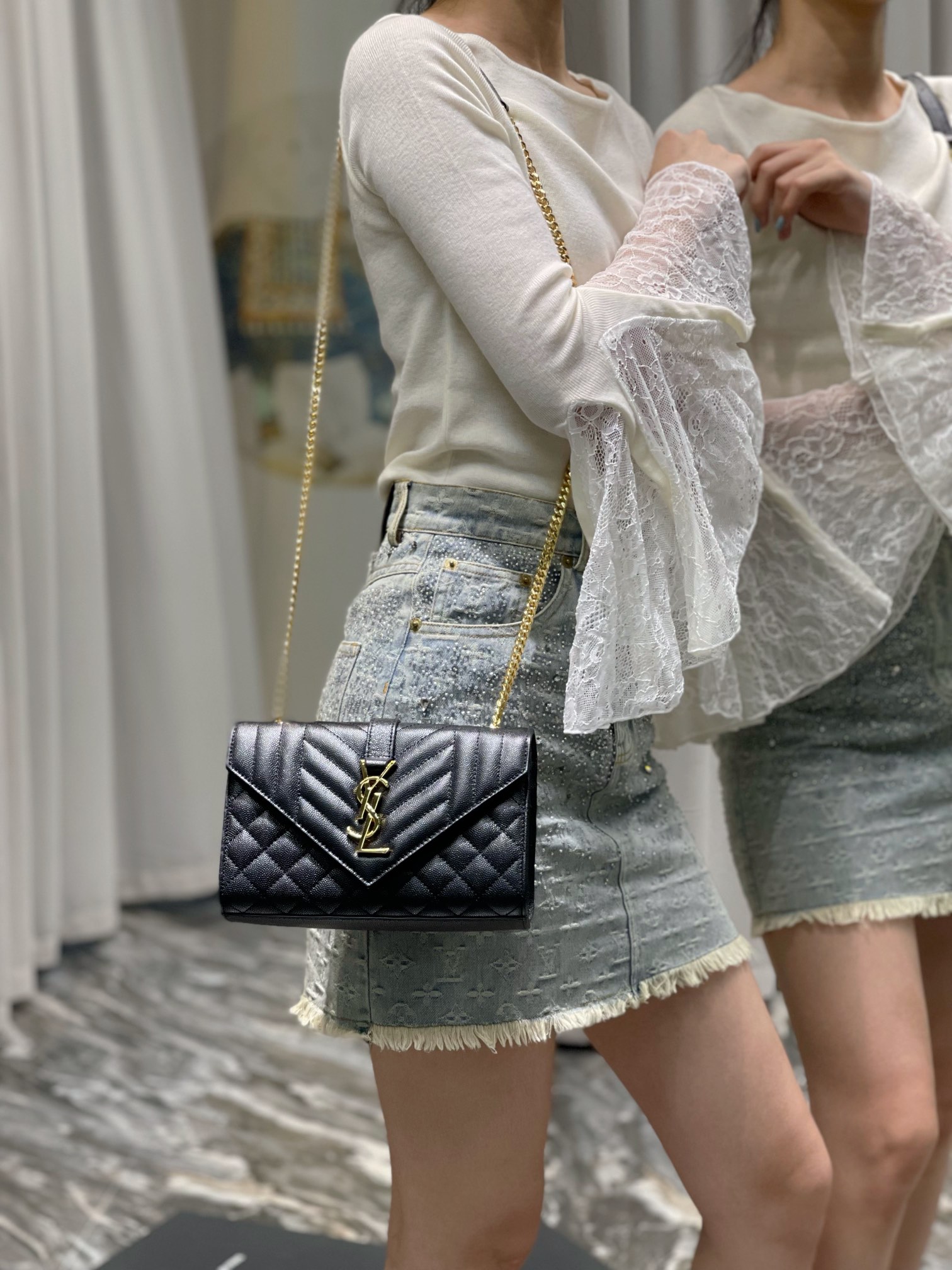 YSL Envelope Bag