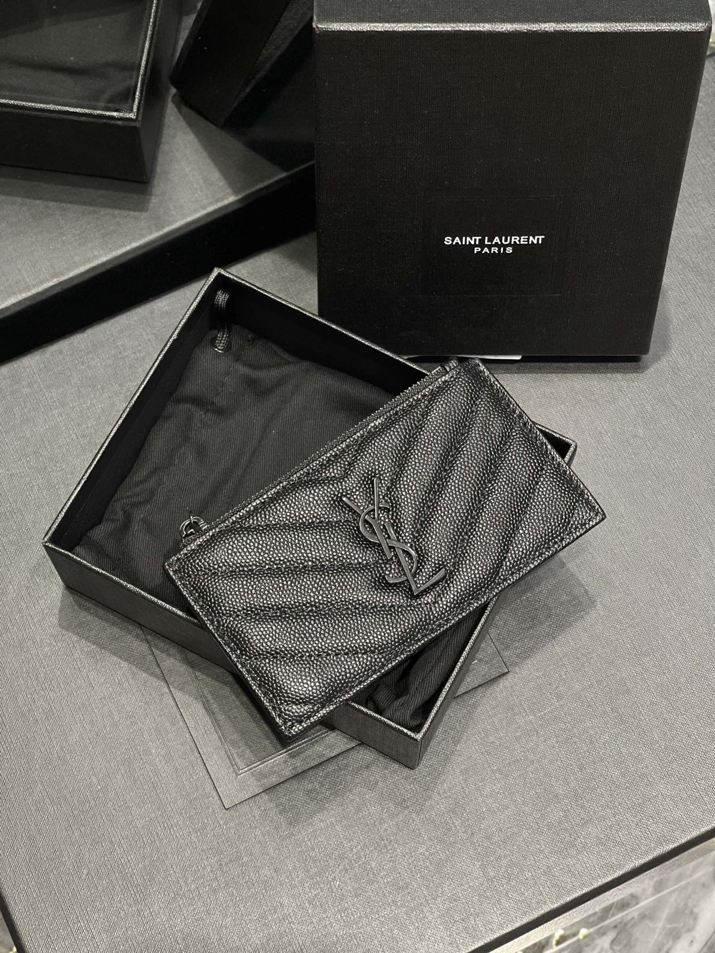 YSL Fragmets Wallet-13x8x2CM