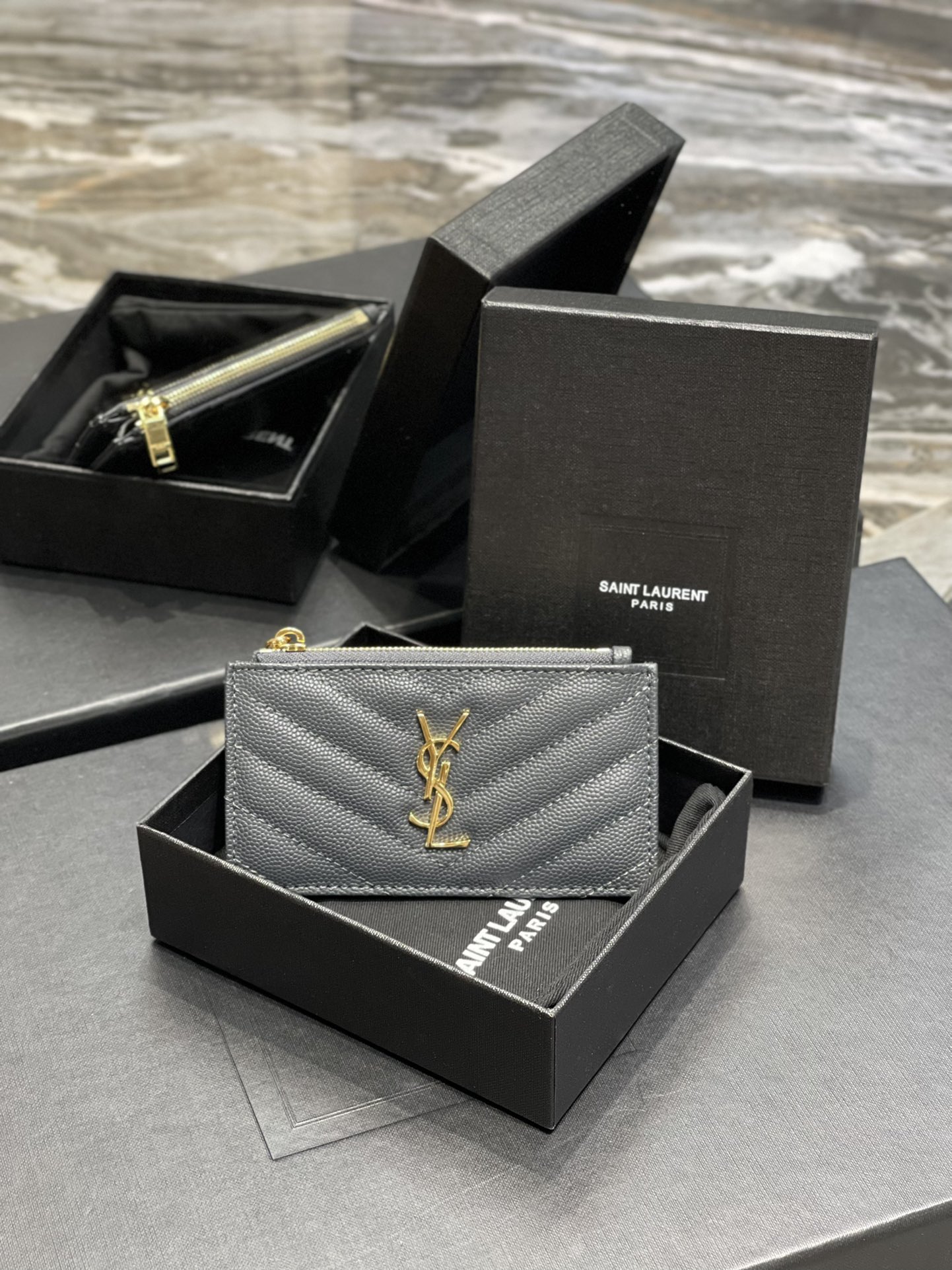 YSL Fragmets Wallet-13x8x2CM