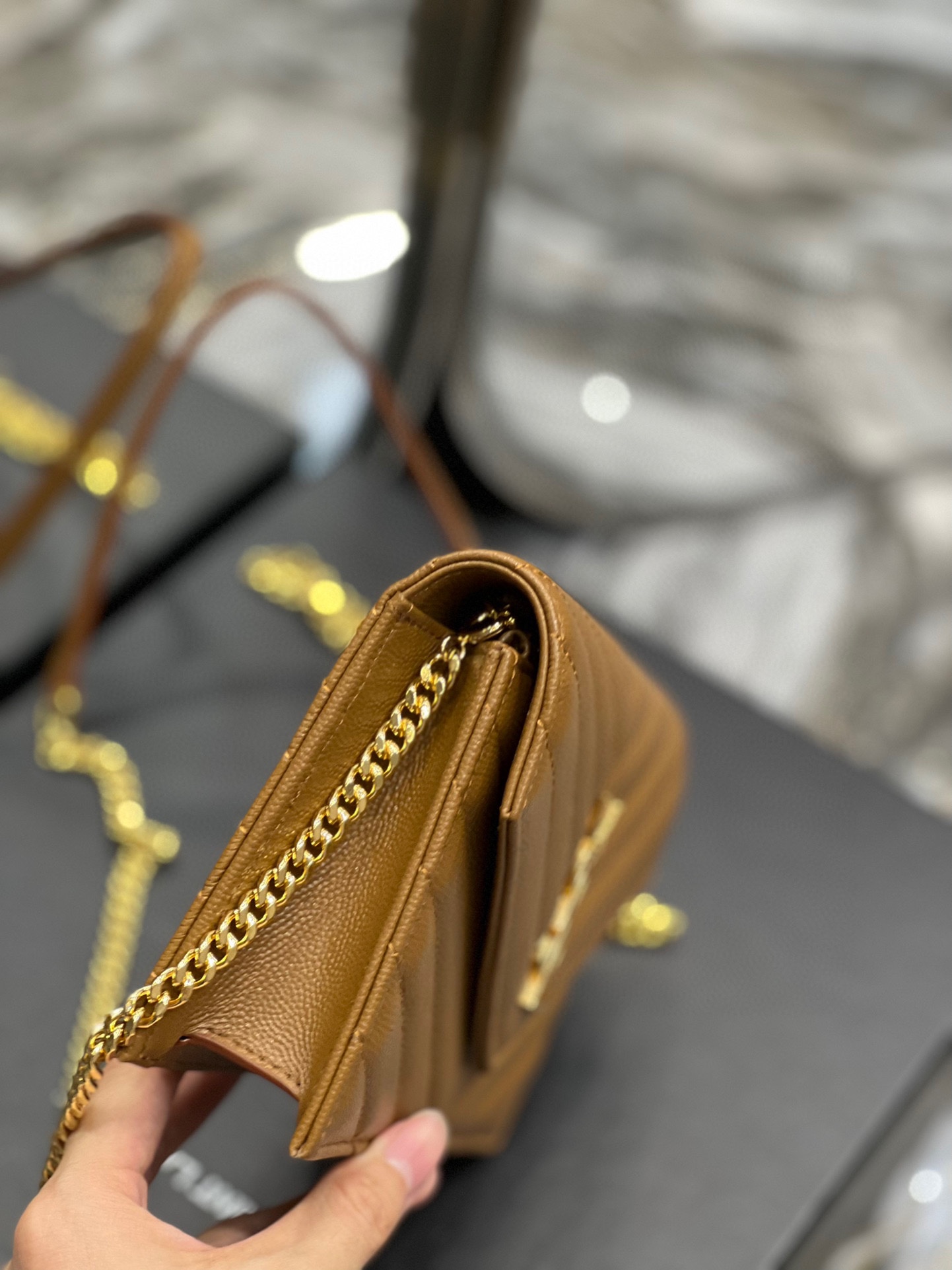 YSL Wallet On Chain-19x11.5x4CM