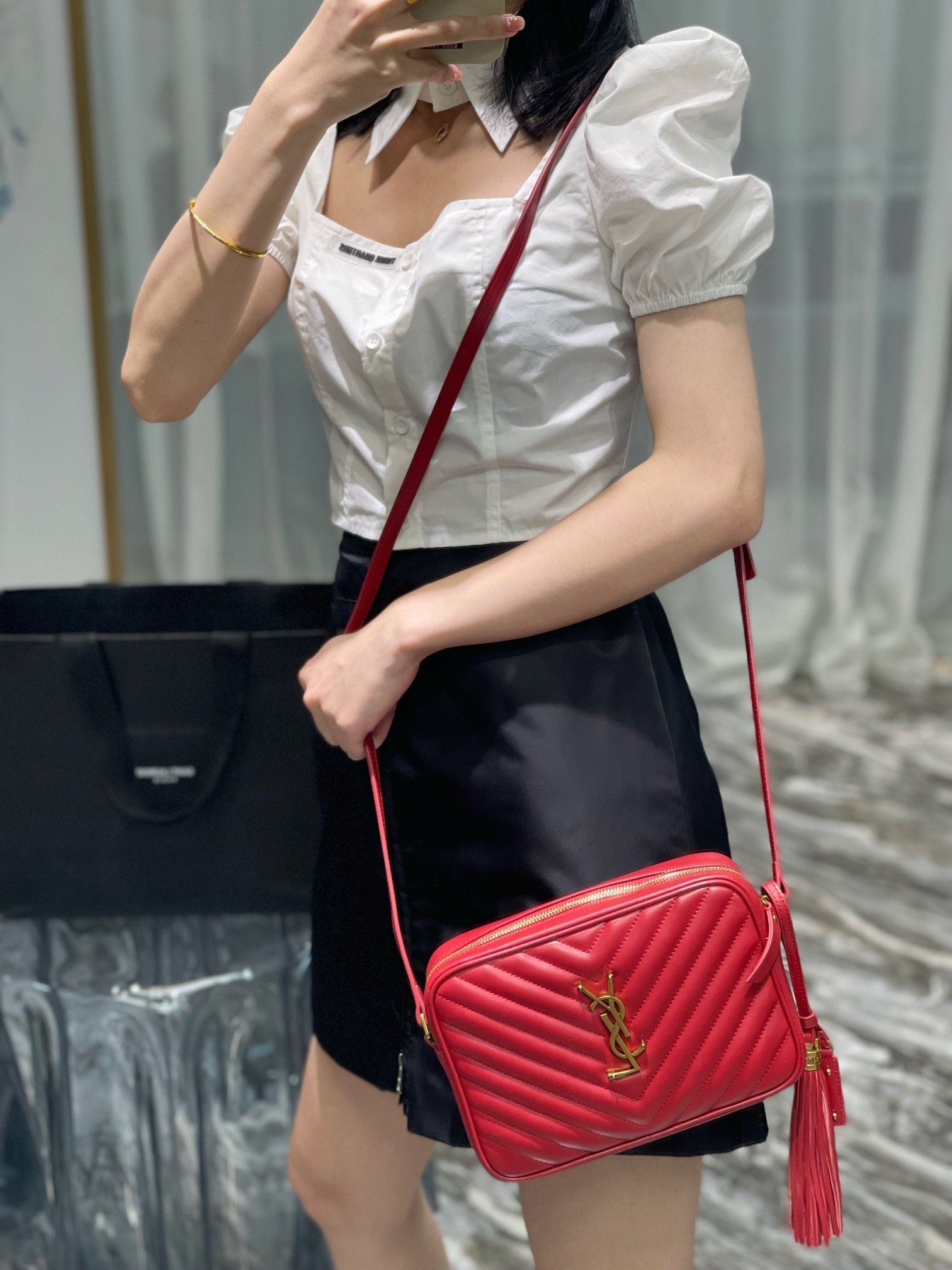 YSL Lou Camera Bag-23*16*6CM