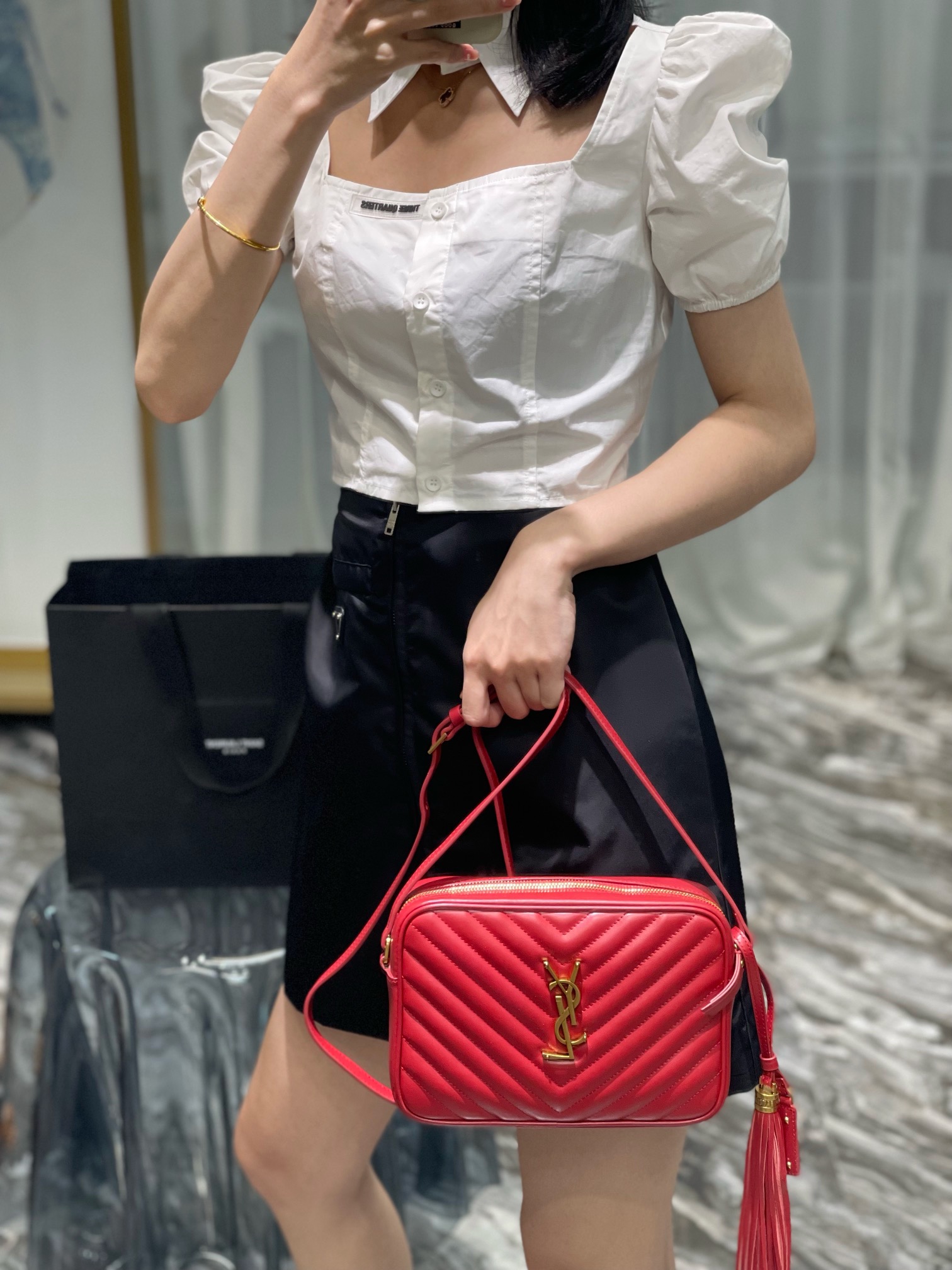 YSL Lou Camera Bag-23*16*6CM
