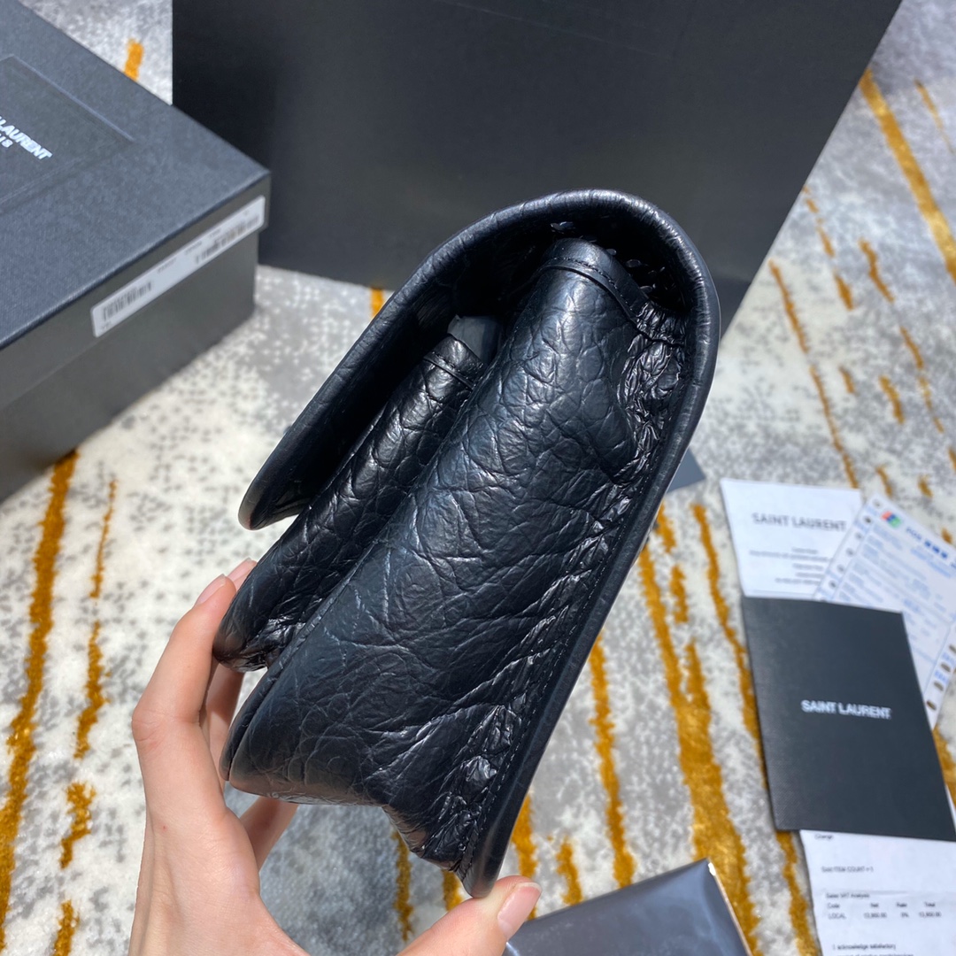 YSL Niki Lambskin Leather-22x16.5x7.5&28x20.5x8.5CM